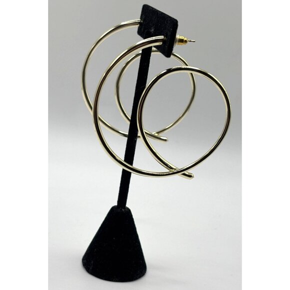 Kendra Scott Gold-Tone Moop Hoop Earrings - Picture 7 of 7